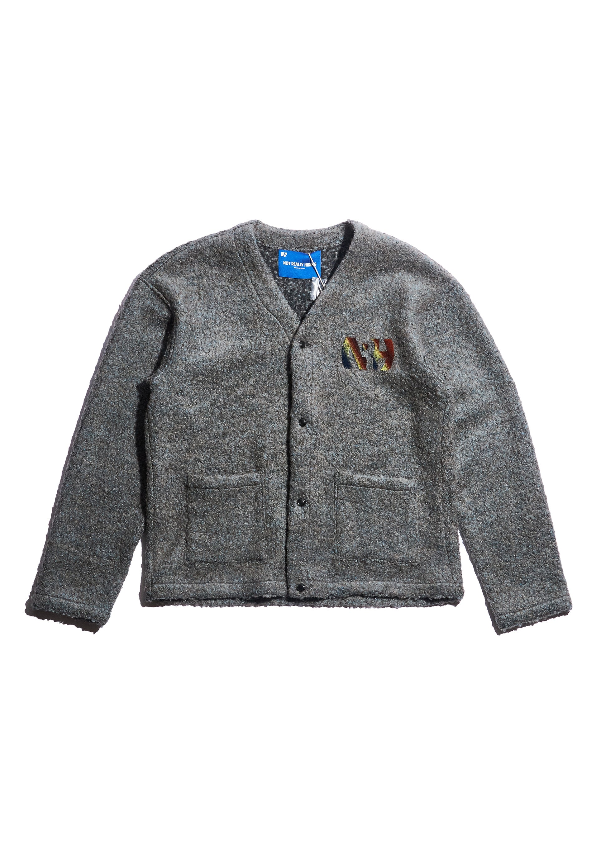 【2plan】Rock Wool Haji Cardigan Sibilla Belted Embellished Cardigan | Marciano